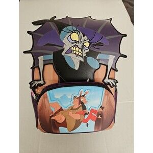 Loungefly Disney Villains Emperors New Groove Yzma Kuzco Pacha Mini Backpack